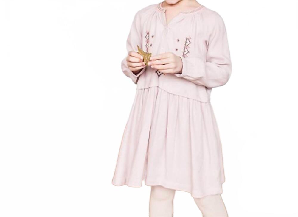 NEW BONHEUR DU JOUR girl's luz dress in pink